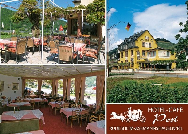 Hotel Café Post Rüdesheim am Rhein Buitenkant foto